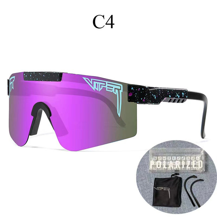 Wholesale PC Real Film Coated Square Frame Windproof Cycling Glasses JDC-SG-Guoyi001