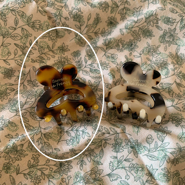 Wholesale Golden Label Rabbit Hairband Hair Grab Cute Small Grab Clip Hairclip Top Clip Side Clip