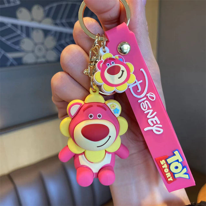 Wholesale Silicone Cartoon Doll Keychain JDC-KC-MingT158