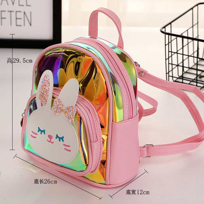 Wholesale New Children' s Backpack Leisure Travel Lightweight Laser Backpack Cute Cartoon Dance Girls Kindergarten School Bag