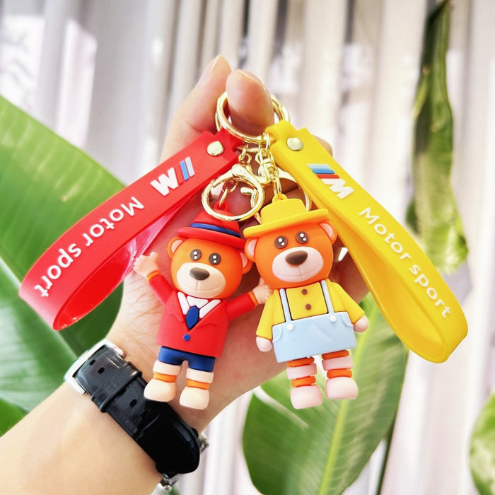 Wholesale PVC Cartoon Doll Keychain JDC-KC-WuYi276