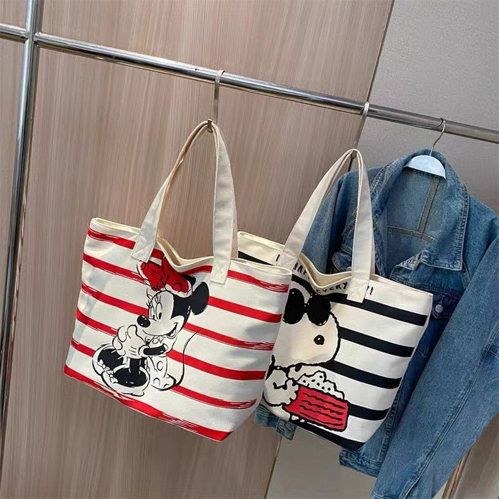 Cartoon Snoopy Large Capacity Canvas Bag JDC-TK-Jings001