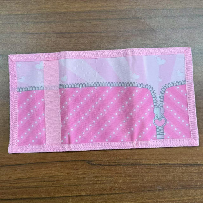Wholesale Anime Cartoon Owl Print Canvas Wallet for Girls Cute Coin Purse and Card Holder MOQ≥3