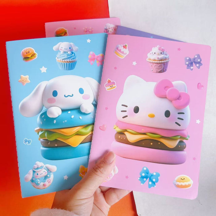 Wholesale Cute Cat Design Thread-Bound Paper Notebook for Student Diary Gift