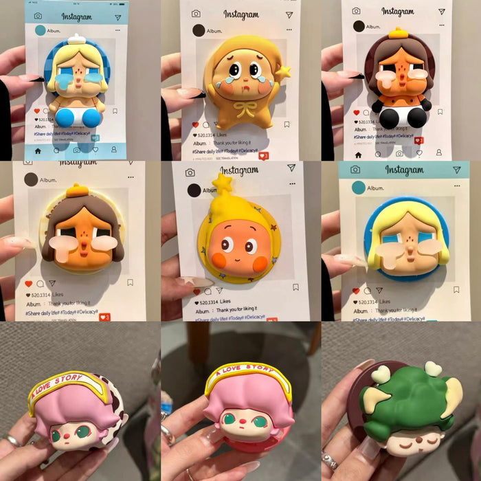 Wholesale 3D silicone  desktop telescopic airbag Phone stand