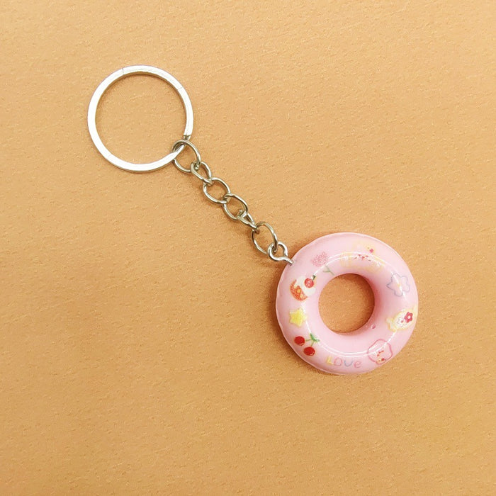 Wholesale Resin Swimming Ring Keychain JDC-KC-TYS010