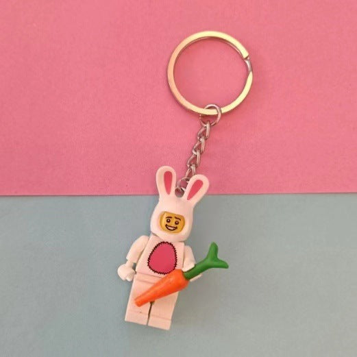 Wholesale Cartoon Doll Resin Keychain JDC-KC-QingMou005