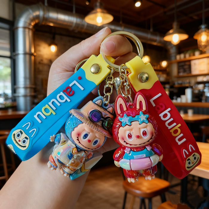 Wholesale Cute Silicone PVC Cartoon Keychains for Couples