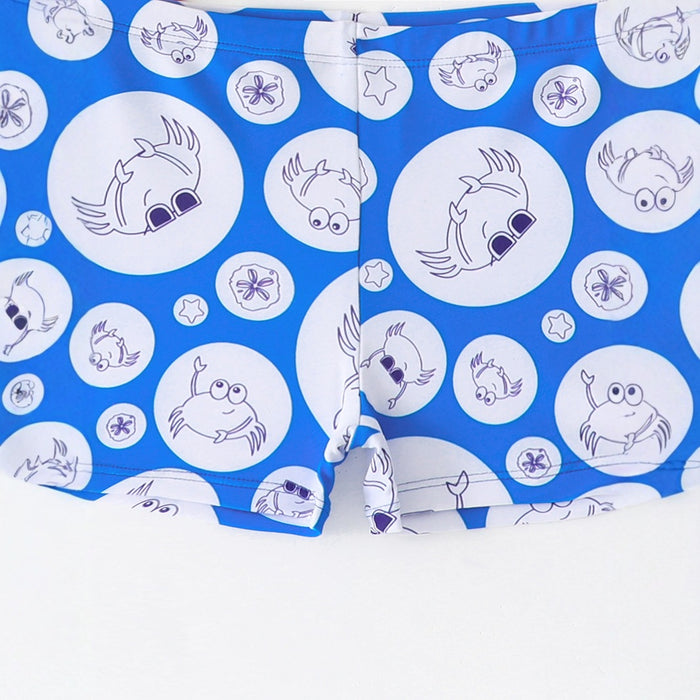 Wholesale New children's swimsuit split three piece set, hot spring beach short sleeved swimsuit set