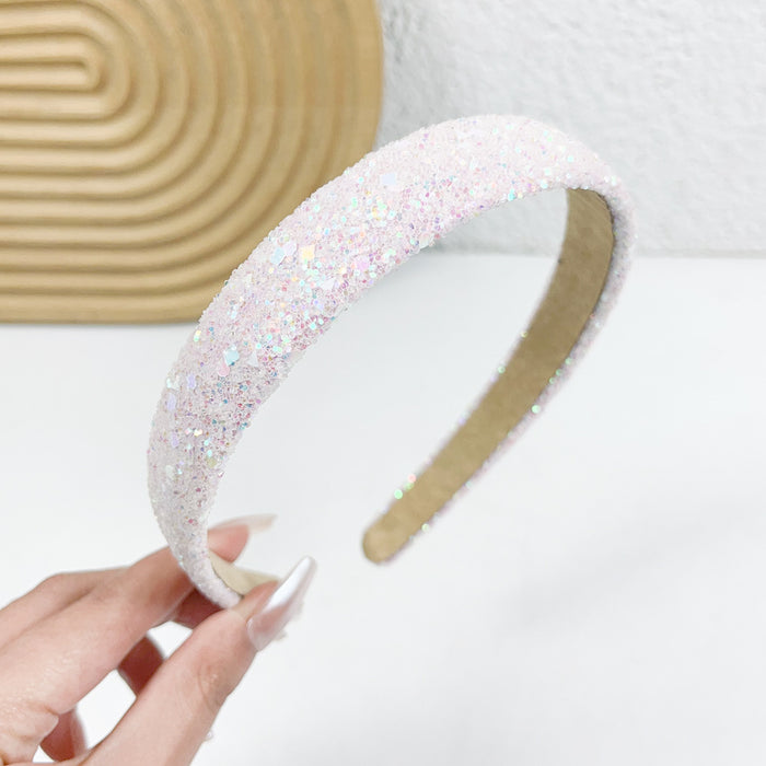 Wholesale Sequins Fabric Headband JDC-HD-ChaoXuan009