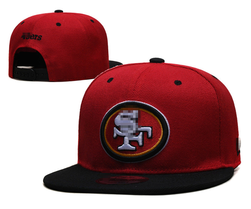 Wholesale Rugby Hats Embroidered Flat-Brimmed Hats Outdoor Sun Protection Hats Versatile Large Brims