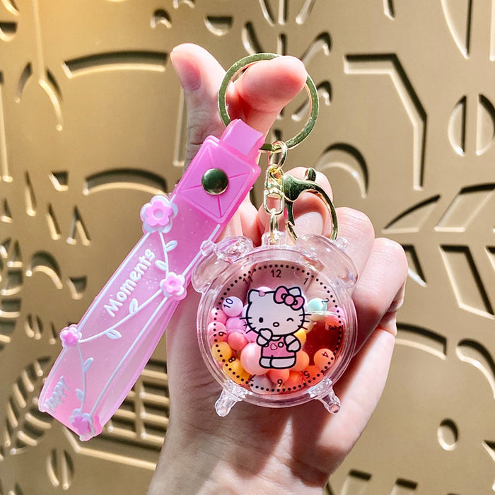 Wholesale Acrylic Oil-filled Cartoon Doll Keychain JDC-KC-Benxin014