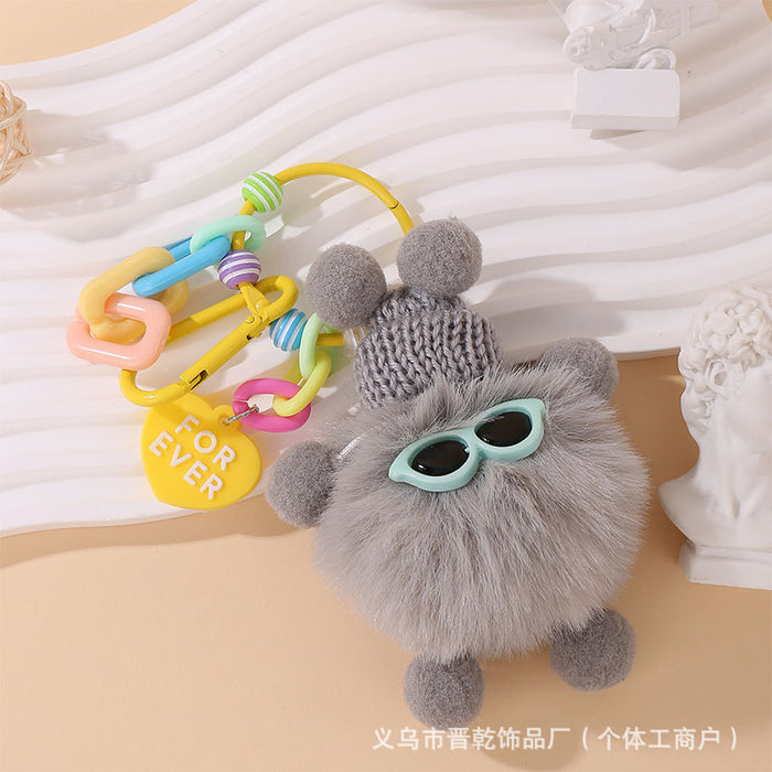 Wholesale Cartoon Cute Plush Keychains JDC-KC-Jinqian002