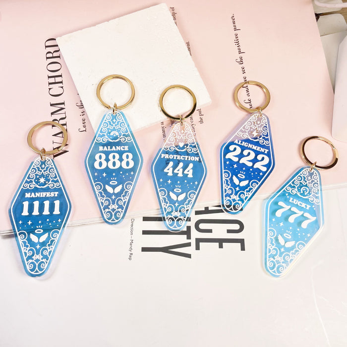 Wholesale Acrylic Diamond Keychain JDC-KC-JiaYi001