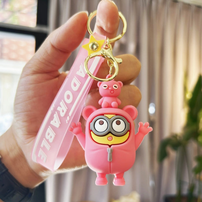 Wholesale PVC Cartoon Doll Keychain JDC-KC-WuYi204