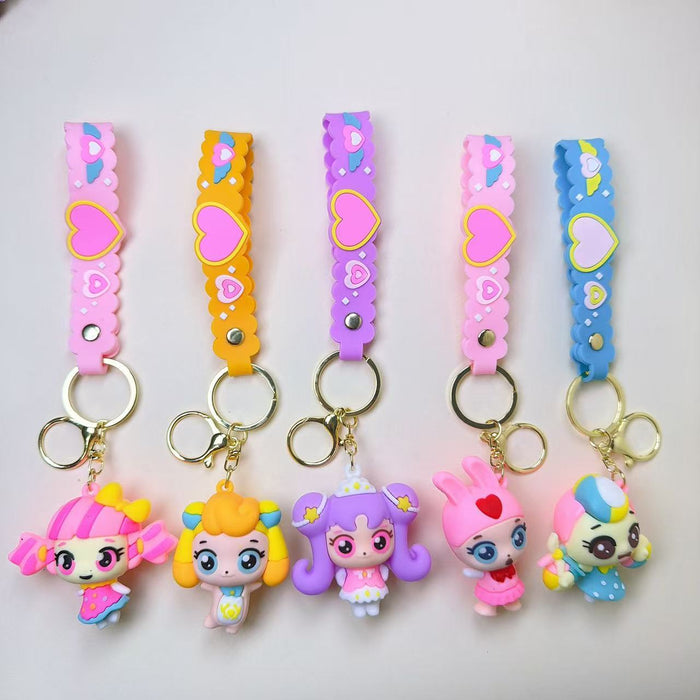 Wholesale Cute Cartoon 3D Keychain Pendant PVC Bag Charm Backpack Accessory Party Gift