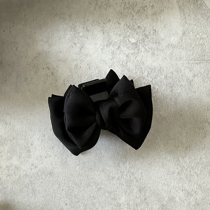 Wholesale Satin Bow Hair Accessories Grab Clip Head Shark Clip Hairpin Headwear