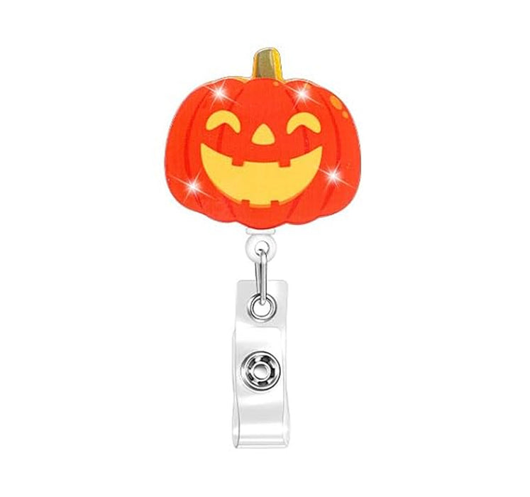 Wholesale Halloween Acrylic Retractable Clip Easy Pull Keychain JDC-KC-QiDing003