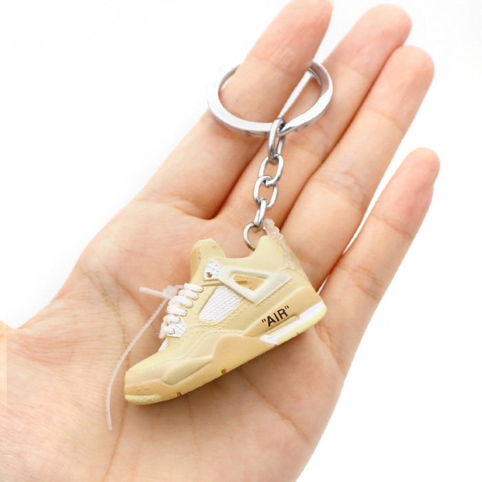 Wholesale 3D Stereoscopic Basketball Shoes PVC Keychains JDC-KC-QLPing019