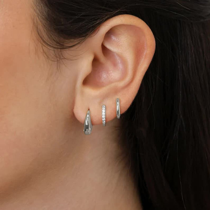Wholesale Geometric square copper ear clip set