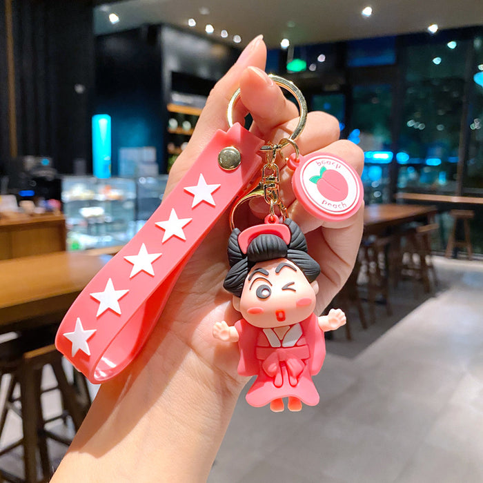 Wholesale Cartoon Glue Doll Keychain JDC-KC-Gongz046