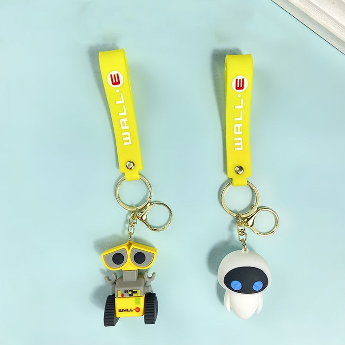 Wholesale Creative Cartoon Robot PVC Soft Keychains JDC-KC-JinB015