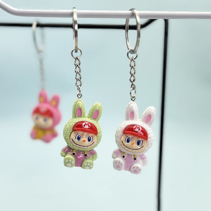 Wholesale Cute cartoon pendant doll small accessory keychain