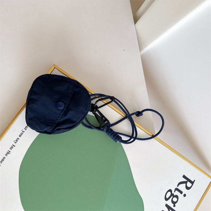 Wholesale New neck hanging small bag, trendy children's baby accessory bag, stylish headphone bag, portable wallet for outdoor use