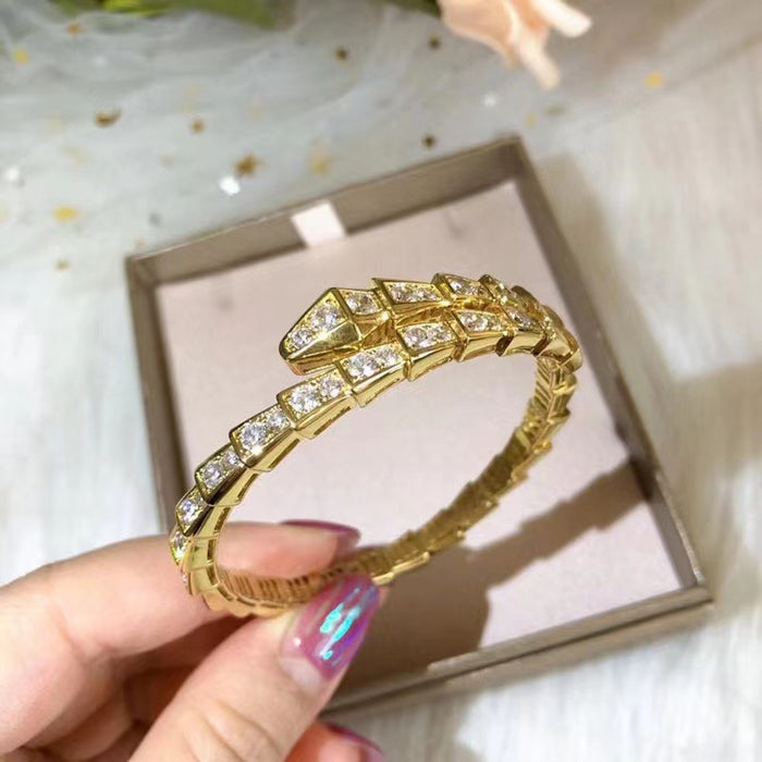 Wholesale Micro inlaid full diamond bracelet, female niche design, couple bracelet, simple and exquisite