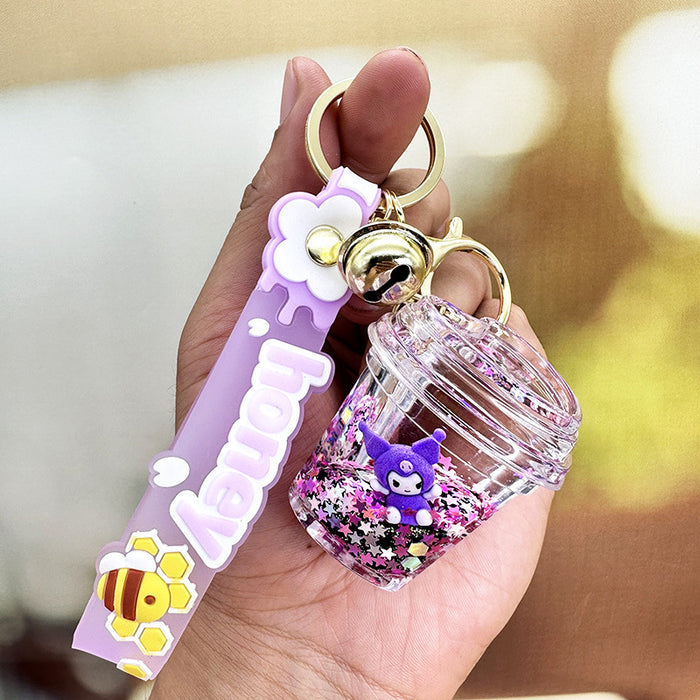 Wholesale Acrylic Starfish Oil Lollipop Cartoon Keychain JDC-KC-RunX017