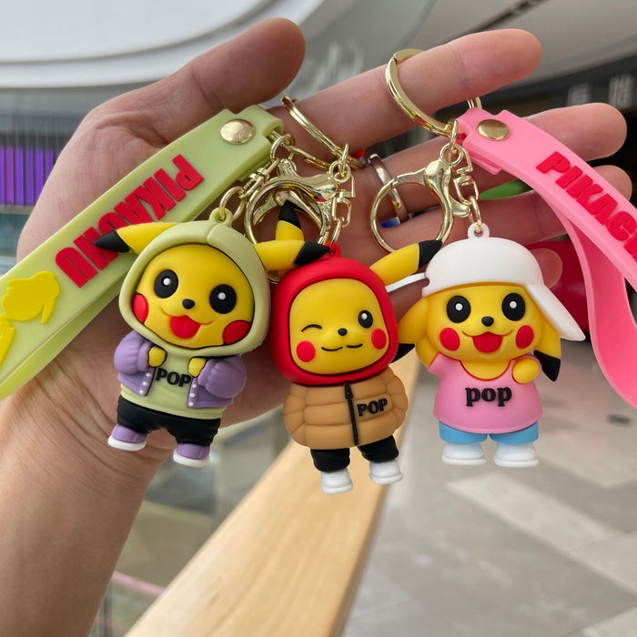 Wholesale Cartoon doll keychain, couple backpack pendant, cute doll, car keychain