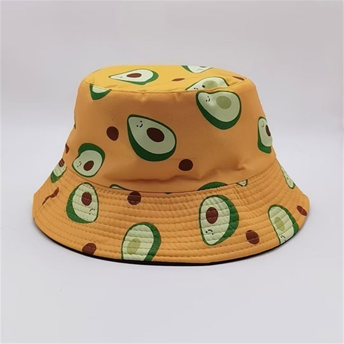 Wholesale  creative avocado  adult casual sunshade basin hat