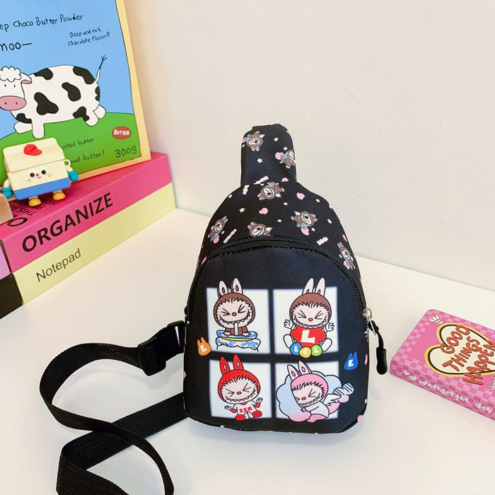 Wholesale Children's chest bag cartoon printed crossbody bag change shoulder bag wholesale