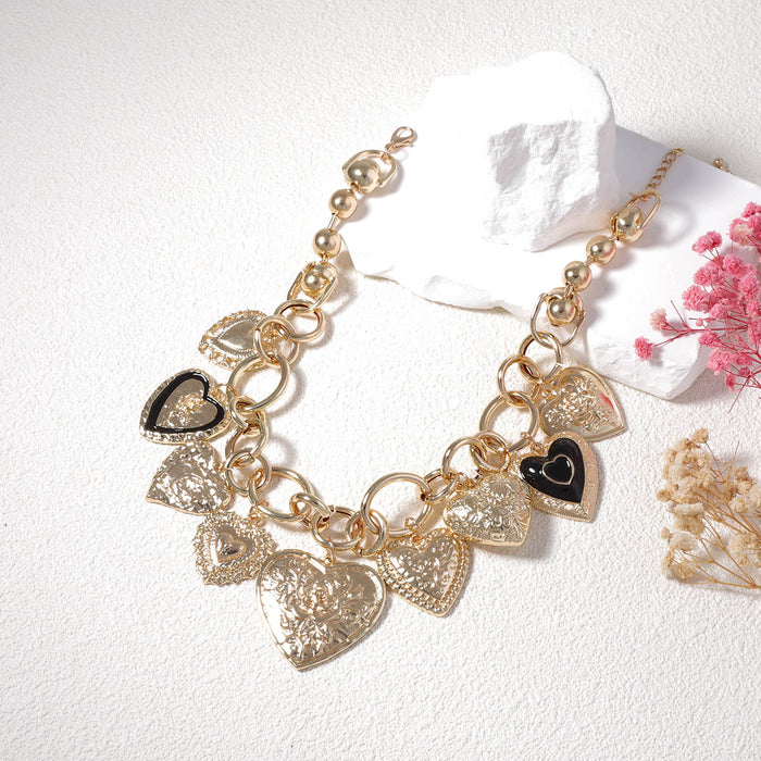 Wholesale chain alloy love pendant casual women's necklace