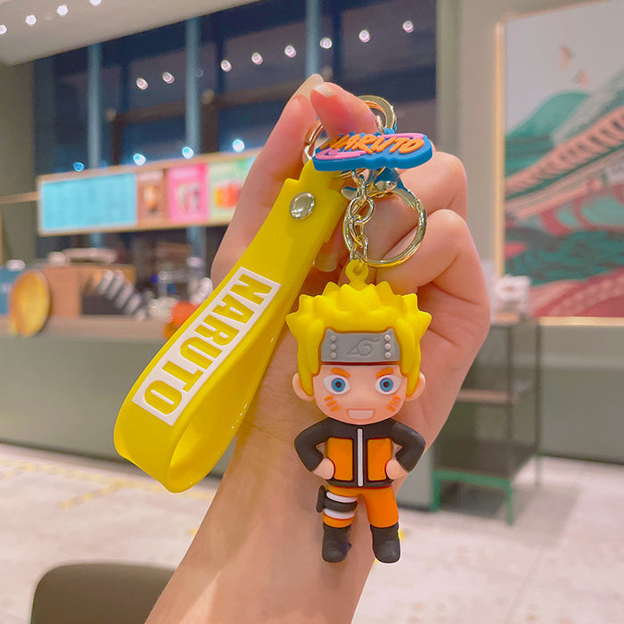 Wholesale Silicone Cartoon Doll Keychain JDC-KC-MingT231