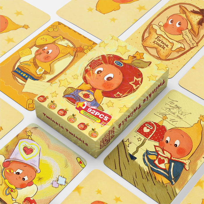 Wholesale 92 Small Cute Cartoon Stickers Collection Photo Double-Sided Lomo Cards
