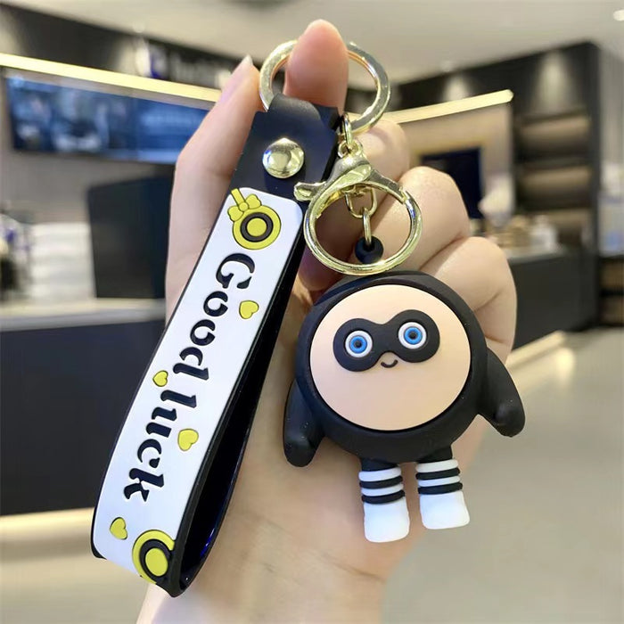 Wholesale Cute Cartoon 3D Keychain Metal Car Key Accessory Everyday