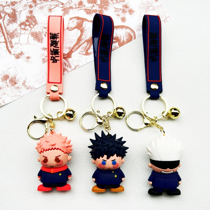 Wholesale PVC Cartoon Doll Keychain JDC-KC-WuYi190