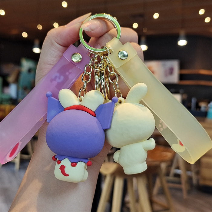 Wholesale Cartoon Doll Silicone Keychain (S) JDC-KC-ZhuoRan009