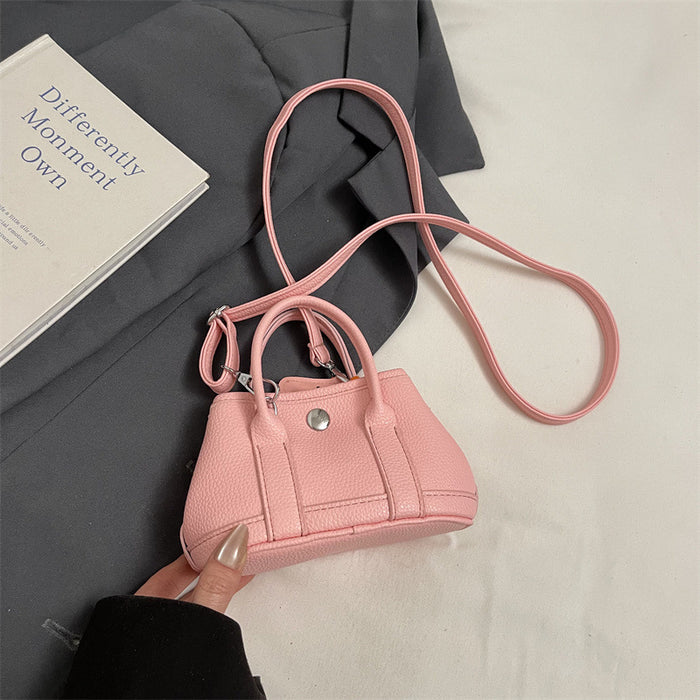 Wholesale Children's bag with high-end lychee pattern mini garden bag, girls' parent-child fashion show crossbody bag