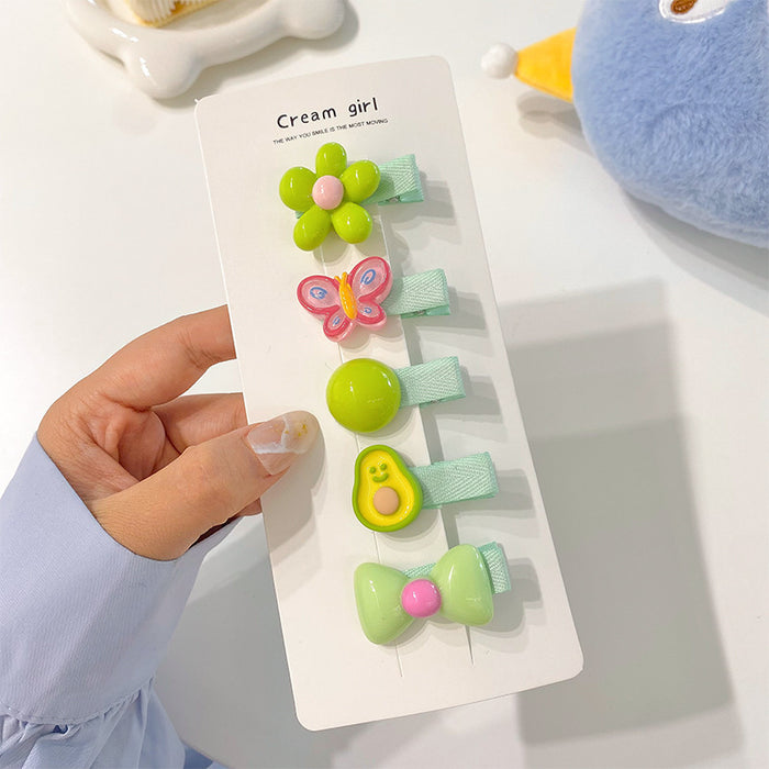 Wholesale Cute Fully Wrapped Cloth Baby Hair Clips Floral Princess Hair Accessory Boutique Resale