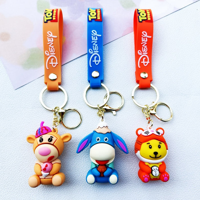 Wholesale PVC Cartoon Doll Keychain JDC-KC-ChuC059