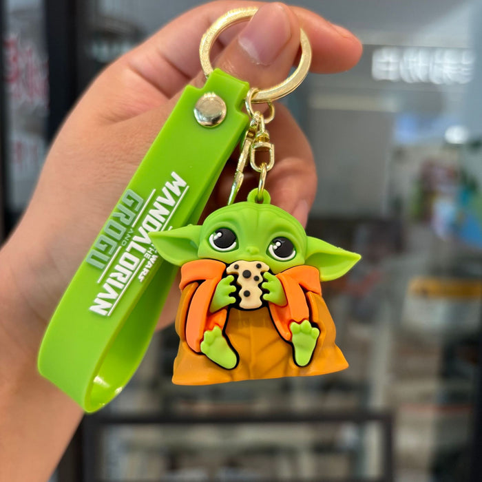Wholesale 2PCS PVC Cartoon Keychain Pendant Boutique Accessory