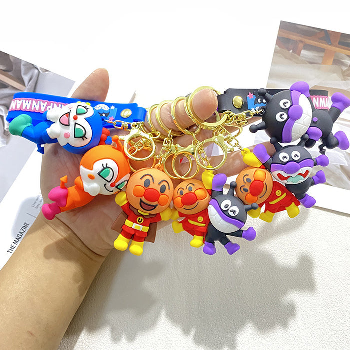 Wholesale Creative Cartoon 3D Silicone Doll Keychain