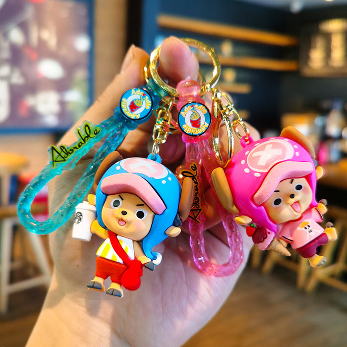 Wholesale Cartoon Doll Silicone Keychain JDC-KC-Tingm254