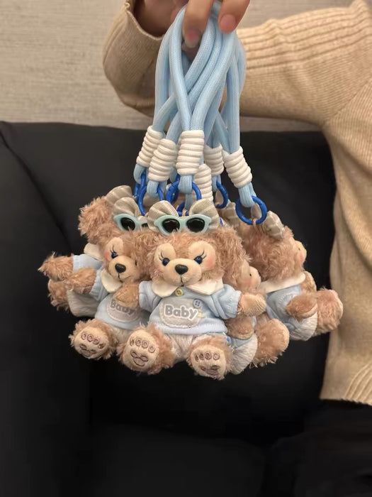 Wholesale Handmade Doll Bag Gift Bear Plush Car Keychain Pendant