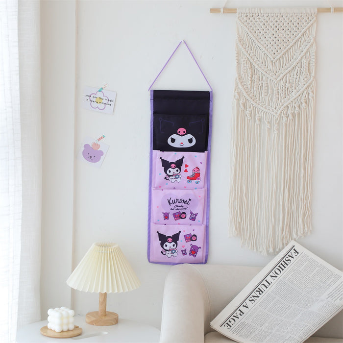 Wholesale Household Convenient Hanging Bag Cartoon 4-Grid Cotton and Hemp Storage Bag (S) JDC-CS-YC002