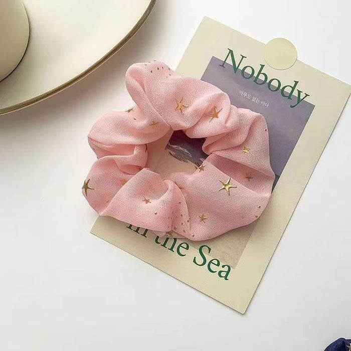 Wholesale 5pcs Hairbands and headpieces with simple star shaped headbands, tied with hair tie fabric and floral headbands