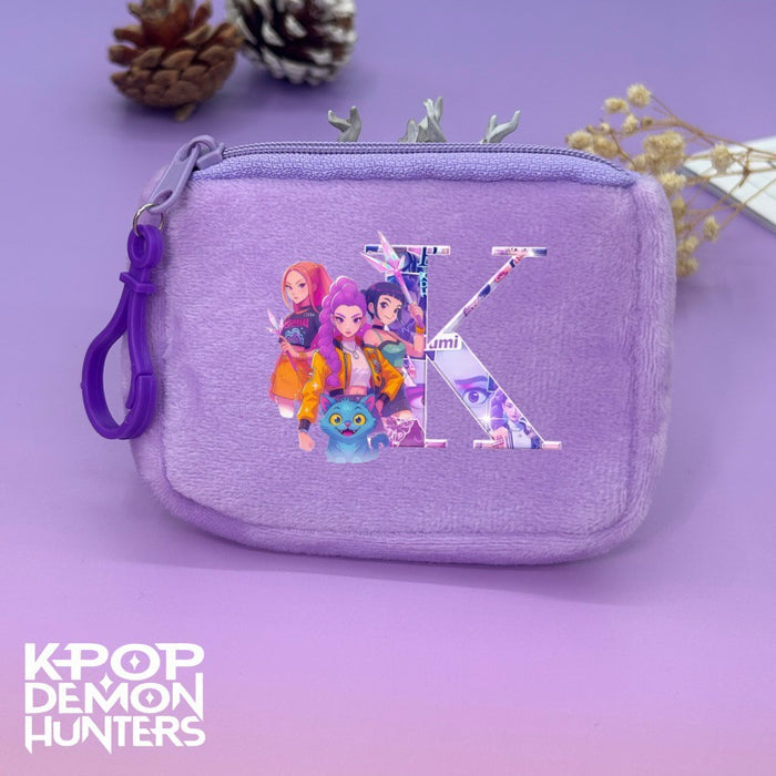 Wholesale Plush Anime Coin Purse Zipper Wallet K Pop  Cute Cartoon Design Unisex Fashion Accessory