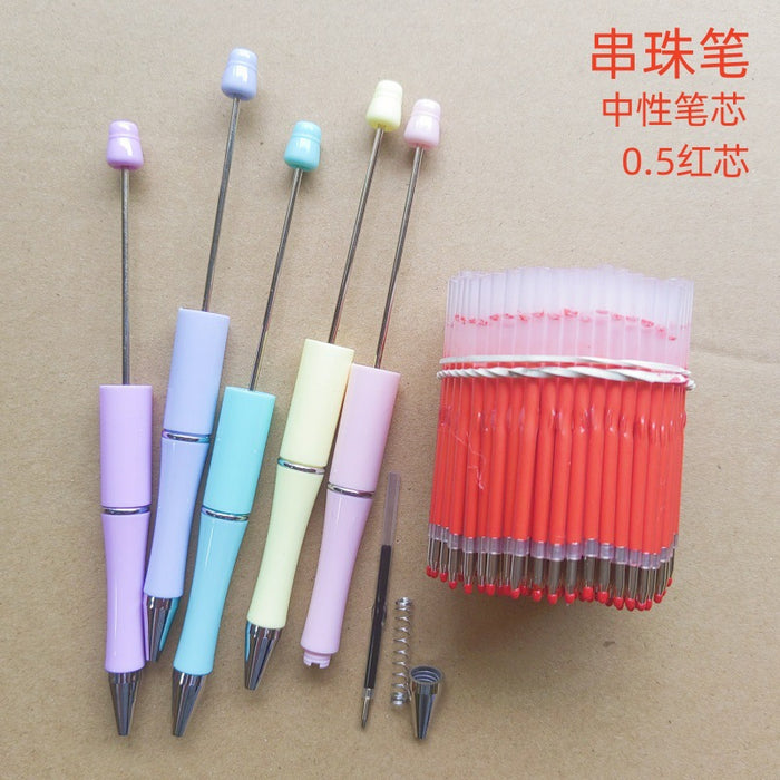 Wholesale Long Skirt Doll Plastic Bead Pen JDC-PN-GanCai002